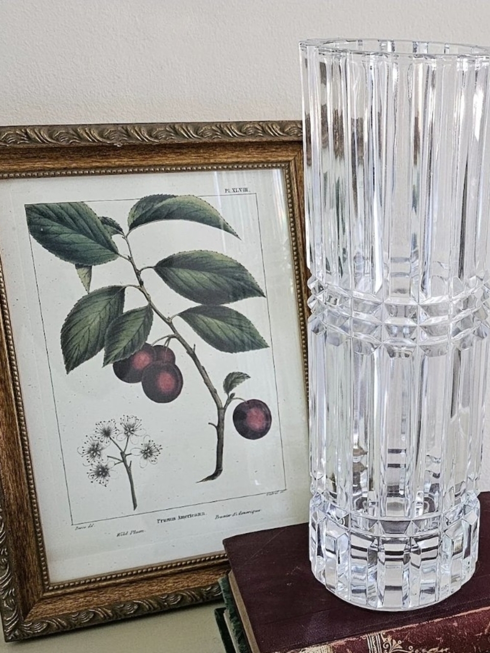 Vintage Clear Crystal d'Arques Vase | Montparnasse France | Table Centerpiece